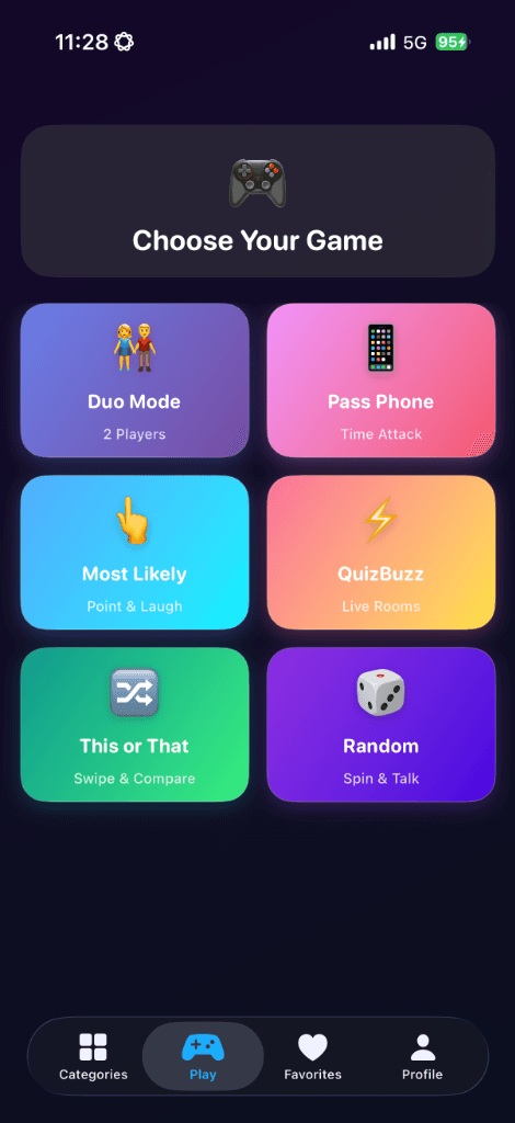 Questfully Party Games - Game Modes